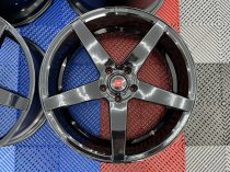 NEW 20 INCH ISPIRI ISR5 ALLOY WHEELS IN GLOSS BLACK WITH DEEPER CONCAVE 10″ REARS 5x120