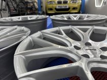 Used 20 Inch Oems Fs6 Alloy Wheels Near Unmarked In Silver With Machine Polished Face And Deeper Concave 10" Rears 5x112