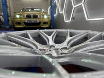 Used 20 Inch Oems Fs6 Alloy Wheels Near Unmarked In Silver With Machine Polished Face And Deeper Concave 10" Rears 5x112