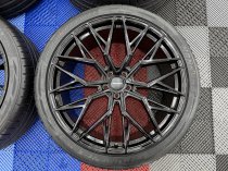 New 23 Inch Veemann V-FS51 Alloy Wheels In Gloss Black, Deep Concave 10" All Round Including New 285/35/23 Nankang Tyres 5x120