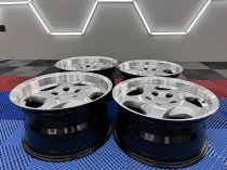 New 17 Inch Throwing Star M5 Style Alloy Wheels In Silver With Polished Dish And Deeper 9" Rears 5x120