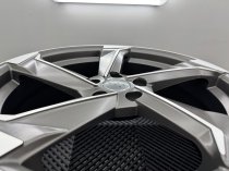 New 19 Inch Audi TT RS Twist Concept Style Alloy Wheels In Satin Gunmetal With Polished Face 5x112