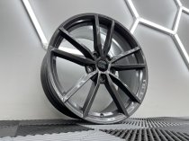 New 18 Inch VW Golf Pretoria Style Alloy Wheels In Gloss Gunmetal 5x112