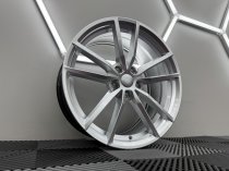 New 18 Inch VW Golf Pretoria Style Alloy Wheels In Hyper Silver 5x112