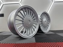 New 16 Inch Alpin Alloy Wheels in Silver with Wider 8" Rears to Suit BMW E30 4x100