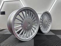 New 16 Inch Alpin Alloy Wheels in Silver with Wider 8" Rears to Suit BMW E30 4x100