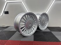 New 16 Inch Alpin Alloy Wheels in Silver with Wider 8" Rears to Suit BMW E30 4x100