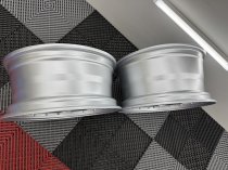 New 16 Inch Alpin Alloy Wheels in Silver with Wider 8" Rears to Suit BMW E30 4x100