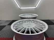 New 16 Inch Alpin Alloy Wheels in Silver with Wider 8" Rears to Suit BMW E30 4x100