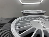 New 16 Inch Alpin Alloy Wheels in Silver with Wider 8" Rears to Suit BMW E30 4x100