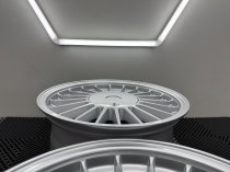 New 16 Inch Alpin Alloy Wheels in Silver with Wider 8" Rears to Suit BMW E30 4x100