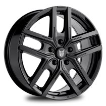 New 18 Inch Fox WX5 Alloy Wheels in Gloss Black 1000kg Citroen Dispatch Peugeot Expert Toyota Proace Vauxhall Vivaro C 5x108