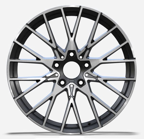 New 19 Inch M2 Comp Style Alloy Wheels in Gloss Black With Polished Face, Wider 9.5" Rears, 5x120