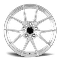 NEW 18 INCH CS STYLE ALLOY WHEELS IN HYPER SILVER, ENGRAVED, WIDER 9" REAR OPTION 5x120