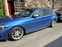 New 18 Inch CS Style Alloy Wheels In Hyper Silver, Engraved, Wider 9" Rear Option 763 5x120