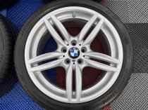 Used 19 Inch Genuine BMW Style 351 F10 M Sport Alloy Wheels, recent Full Refurbishment With Wide Rears Inc Good Non Runflat Tyres and TPMS 5x120
