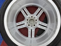 Used 19 Inch Genuine BMW Style 351 F10 M Sport Alloy Wheels, recent Full Refurbishment With Wide Rears Inc Good Non Runflat Tyres and TPMS 5x120