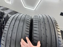 As New 22 Inch Veemann V-FS51 Alloy Wheels In Gloss Black, Deep Concave 10.5" All Round Including As New 285/35/22 Nankang Tyres 5x120