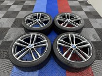 Used 19 Inch Genuine BMW Style 704 M Alloy Wheels, VGC, Including Runflat Tyres, 5x120