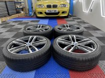 Used 19 Inch Genuine BMW Style 704 M Alloy Wheels, VGC, Including Runflat Tyres, 5x120