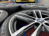Used 19 Inch Genuine BMW Style 704 M Alloy Wheels, VGC, Including Runflat Tyres, 5x120