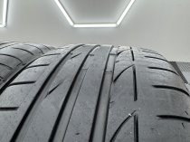 Used 19 Inch Genuine BMW Style 403 M Sport Alloy Wheels, Refurbished in Gloss Black, Wide Rear, Including Good Bridgestone Runflat Tyres, 5x120