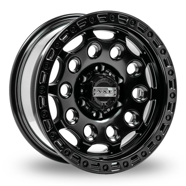 New 17 Inch AXE AT4 Alloy Wheels In Satin Black 955kg VW Transporter T5 T6 5x120