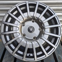 New 18 Inch Fox RZO Alloy Wheels In Gloss Gunmetal Load Rated 1000kg Ford Transit Custom 5x160