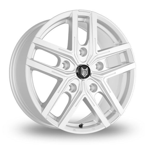 New 16 Inch Fox Wx5 Alloy Wheels In Satin Silver Load Rated 1250kg Ford Transit Custom 5x160