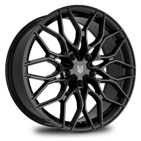 New 18 Inch Fox WX9 1000X Spoke Flow Forged Alloy Wheels In Gloss Black 5x108