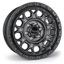 New 16 Inch Targa TG12-HD Heavy Duty Alloy Wheels In Matt Black Ford Transit Custom Gen2 / VW Transporter T7 1150kg 6x120
