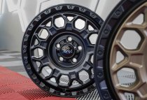 New 16 Inch Targa TG12-HD Heavy Duty Alloy Wheels In Matt Black Ford Transit Custom Gen2 / VW Transporter T7 1150kg 6x120