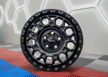 New 16 Inch Targa TG12-HD Heavy Duty Alloy Wheels In Matt Black Ford Transit Custom Gen2 / VW Transporter T7 1150kg 6x120