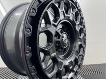 New 16 Inch Targa TG12-HD Heavy Duty Alloy Wheels In Matt Black Ford Transit Custom Gen2 / VW Transporter T7 1150kg 6x120