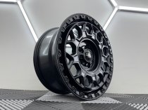 New 16 Inch Targa TG12-HD Heavy Duty Alloy Wheels In Matt Black Ford Transit Custom Gen2 / VW Transporter T7 1150kg 6x120