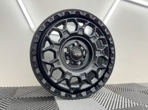 New 16 Inch Targa TG12-HD Heavy Duty Alloy Wheels In Matt Black Ford Transit Custom Gen2 / VW Transporter T7 1150kg 6x120