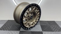New 17 Inch Targa TG12-HD Heavy Duty Alloy Wheels in Matt Bronze with Matt Black Lip VW Transporter T5 T6 1250kg 5x120