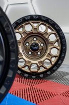New 17 Inch Targa TG12-HD Heavy Duty Alloy Wheels In Matt Bronze With Matt Black Lip Mercedes Sprinter / VW Crafter Vans 1250KG 6x130