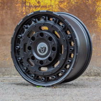 New 17 Inch Wolfrace Explorer Slotmag Alloy Wheels In Matt Black 1250kg VW Transporter T5 T6 5x120