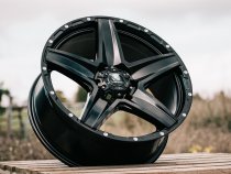 New 17 Inch Tomahawk Apache Alloy Wheels In Satin Black 1250kg VW Transporter T5 T6 5x120
