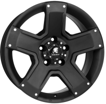 New 17 Inch Tomahawk Outlaw Alloy Wheels In Satin Black 1250kg VW Transporter T5 T6 5x120