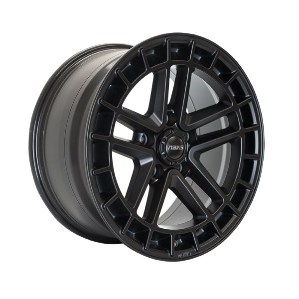 New 17 Inch Navis MAC AT Alloy Wheels In Satin Black 1050kg VW Transporter T5 T6 5x120