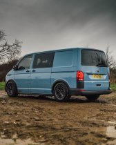 New 17 Inch Navis MAC AT Alloy Wheels In Satin Anthracite 1050kg VW Transporter T5 T6 5x120