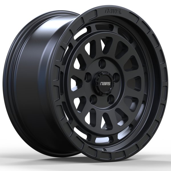 New 17 Inch Navis Gelida AT Wheels In Satin Black 1050kg VW Transporter T5 T6 5x120