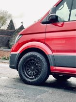 New 17 Inch Navis Gelida AT Wheels In Satin Black 1050kg VW Transporter T5 T6 5x120