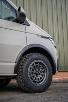 New 17 Inch Navis Gelida AT Wheels In Satin Anthracite 1050kg VW Transporter T5 T6 5x120