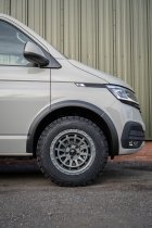 New 17 Inch Navis Gelida AT Wheels In Satin Anthracite 1050kg VW Transporter T5 T6 5x120