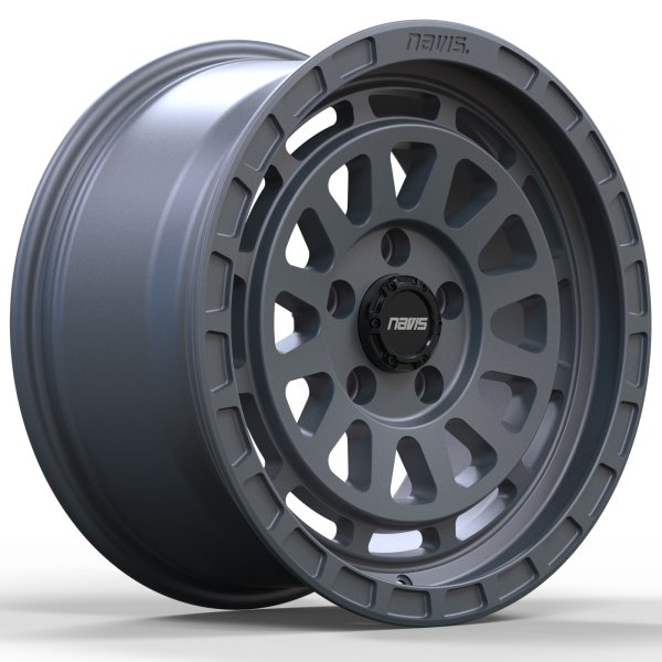 New 17 Inch Navis Gelida AT Wheels In Satin Anthracite 1050kg VW Transporter T5 T6 5x120
