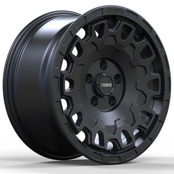 New 17 Inch Navis Dura AT Wheels In Satin Black 1050kg VW Transporter T5 T6 5x120