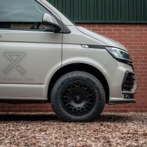 New 17 Inch Navis Dura AT Wheels In Satin Black 1050kg VW Transporter T5 T6 5x120